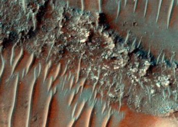 Penampakan Jejak Sungai Purba di Planet Mars