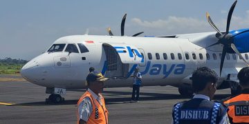 Pesaawat milik maskapai Fly Jaya yang bakal melayani penerbangan Jember-Jakarta