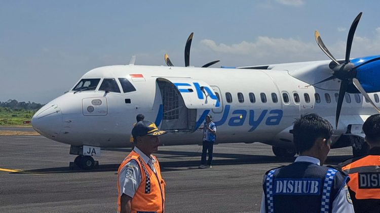 Pesaawat milik maskapai Fly Jaya yang bakal melayani penerbangan Jember-Jakarta