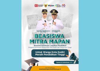 Mimpi Kuliah Bukan Lagi Sekedar Harapan, Mbak Wali dan Gus Qowim Hadirkan Beasiswa Mitra MAPAN. Foto : Dok. Pemkot Kediri