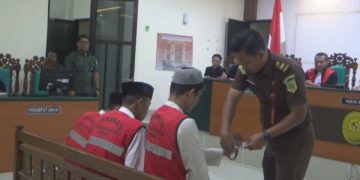 Terdakwa kasus pembunuhan yang sedang sidang di PN Jombang menolak restitusi