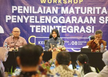 Mbak Wali Mantapkan Komitmen Good Governance, Gelar Workshop Penilaian Maturitas Penyelenggaraan SPIP Terintegrasi. Foto : Dok. Pemkot Kediri