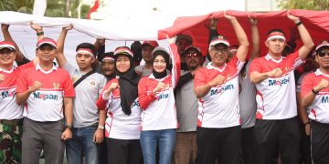 Kirab Merah Putih Warnai Peringatan HUT Ke-80 Kemerdekaan RI. Foto : Dok. Pemkot Kediri