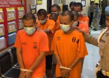 Para pelaku judi kelas teri yang ditangani PN Trenggalek