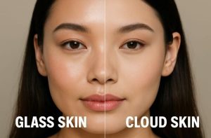 Kecantikan glass skin dan cloud skin asal Korea