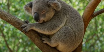 Hewan koala punya kebiasaan unik saat galau