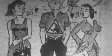 karikatur surat kabar Masyumi yang dibredel Soekarno dan Soeharto