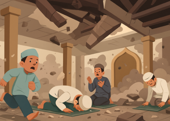 “Langit Runtuh di Tengah Doa”, Tragedi Ambruknya Atap Ponpes Al Khoziny Sidoarjo