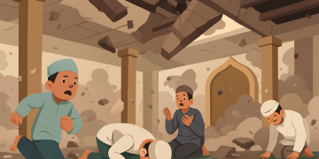 “Langit Runtuh di Tengah Doa”, Tragedi Ambruknya Atap Ponpes Al Khoziny Sidoarjo