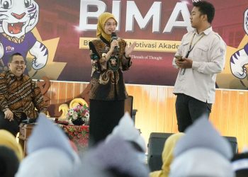 Jadi Keynote Speaker BIMA USI 2025, Mbak Wali Bagikan Motivasi Kepemimpinan Wanita di Era Modern. Foto : Dok. Pemkot Kediri