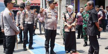 Sambut Kapolda Jatim ke Kota Kediri, Mbak Wali Dorong Kebersamaan Wujudkan Kediri Aman. Foto : Dok. Pemkot Kediri