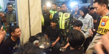 Jaga Kondusifitas Kota Kediri, Mbak Wali Patroli Bersama TNI-Polri dan Organisasi Masyarakat. Foto : Dok. Pemkot Kediri