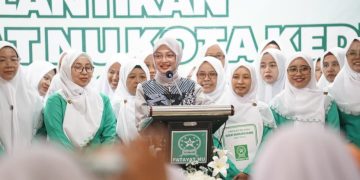 Pelantikan PC Fatayat NU, Mbak Wali : Bersama Kita Bangun Kota Kediri yang MAPAN. Foto : Dok. Pemkot Kediri