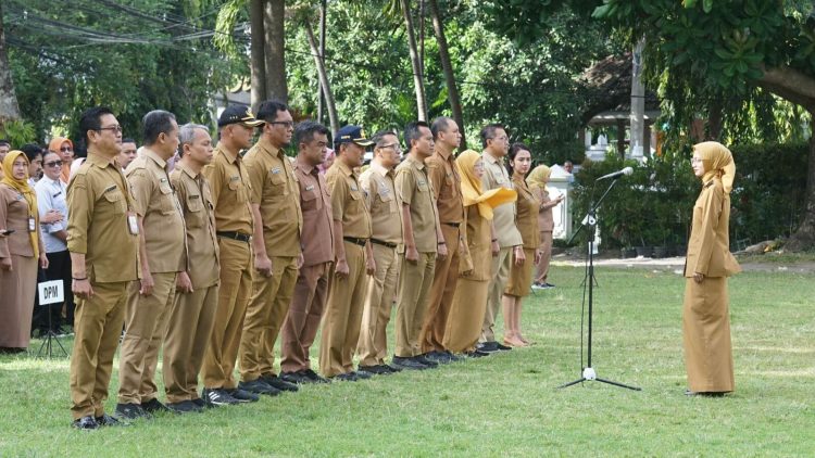 Pimpin Apel Pagi, Mbak Wali : Kota Kediri Kondusif, Pemulihan Ekonomi Jadi Fokus Utama