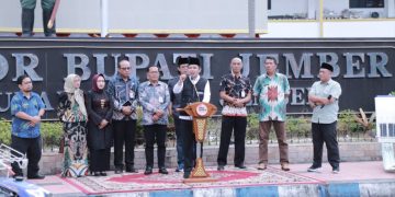 Bupati Jember, Muhammad Fawait bersama forkopimda saat kegiatan Pro Gus'e