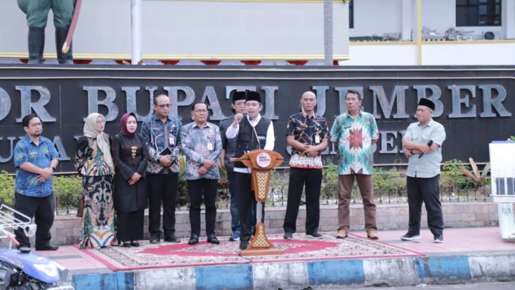 Bupati Jember, Muhammad Fawait bersama forkopimda saat kegiatan Pro Gus'e