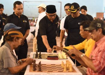 Buka Turnamen Catur Nasional Kajari Cup 2025, Gus Qowim Dorong Lahirnya Pecatur Berprestasi. Foto : Dok. Pemkot Kediri