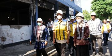 Mbak Wali Bersama Pimpinan DPRD Mendampingi Menteri PU. Foto : Dok. Pemkot Kediri