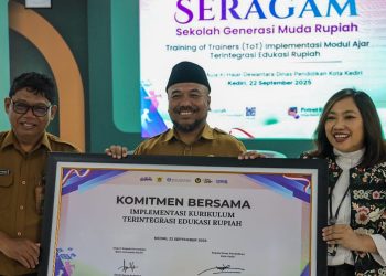 Kolaborasi Dindik dengan KPwBI Kediri Dorong Literasi Rupiah Siswa melalui ToT Modul Ajar Edukasi dan Lomba SERAGAM