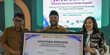 Kolaborasi Dindik dengan KPwBI Kediri. Foto : Dok. Pemkot Kediri