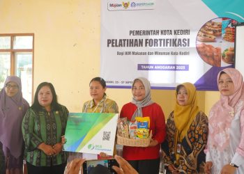 Dukung Penurunan Stunting Melalui Mutu Pangan, Pemkot Kediri Gelar Pelatihan Fortifikasi Untuk IKM