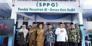 Mbak Wali Resmikan SPPG Pondok Pesantren Al Amien. Foto : Dok. Pemkot Kediri