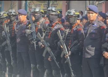 Polres tulungagung siagakan ribuan personel