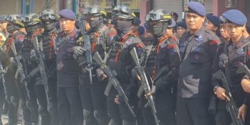 Polres tulungagung siagakan ribuan personel