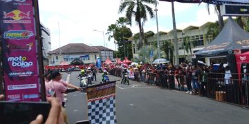 Bupati Jember bersama forkopimda saat membuka kegiatan road race