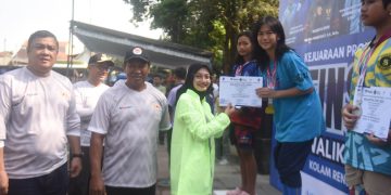 Mbak Wali: Dari Finswimming Walikota Cup I, Muncul Bibit Atlet Selam Siap Mengarungi Dunia. Foto : Dok. Pemkot Kediri