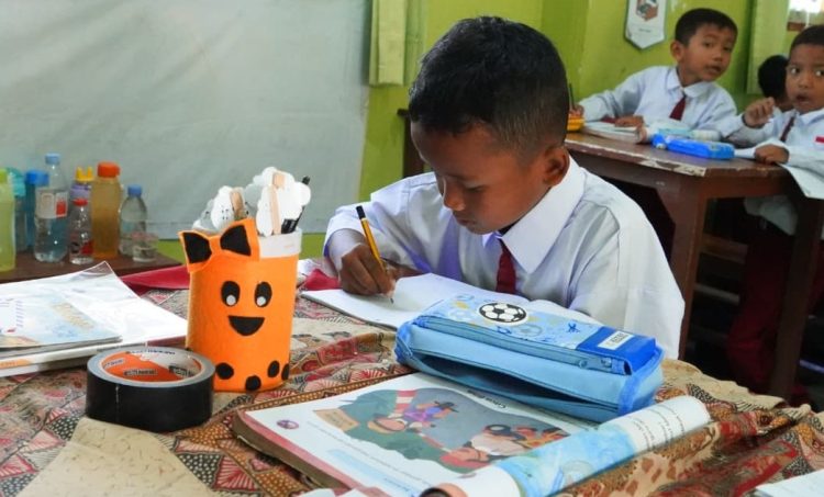 Sehari Pasca Ditemui Mas Dhito, Restu Langsung Kembali ke Sekolah. Foto : Dok. Pemkab Kediri