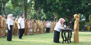 Mbak Wali Tekankan Pentingnya Integritas, ASN Kota Kediri Tanda Tangani Pakta Integritas. Foto : Dok. Pemkot Kediri