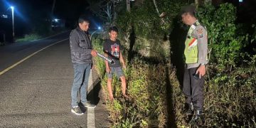 Olah TKP aksi begal di Trenggalek