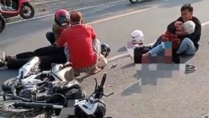 Kecelakaan maut 2 pemotor di Trenggalek