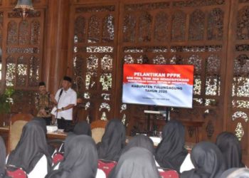 Pelantikan PKH Tulungagung menjadi PPPK