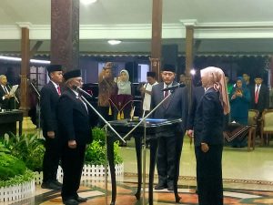 Pelantikan sekda Blitar Khusna Lindarti