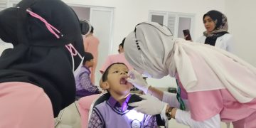 Ratusan Santri Ponpes Wali Barokah Jalani Pemeriksaan Gigi dan Mulut
