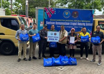 BNN RI Salurkan 1000 Paket Bantuan Untuk Korban Semeru