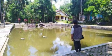 pemandangan disalah satu mata air dari tujuh sumber di lereng pegunungan Hyang Argopuro