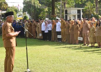Pimpin Apel Pagi, Gus Qowim Ajak Pegawai Pemkot Kediri Nyalakan Kembali Semangat Juang