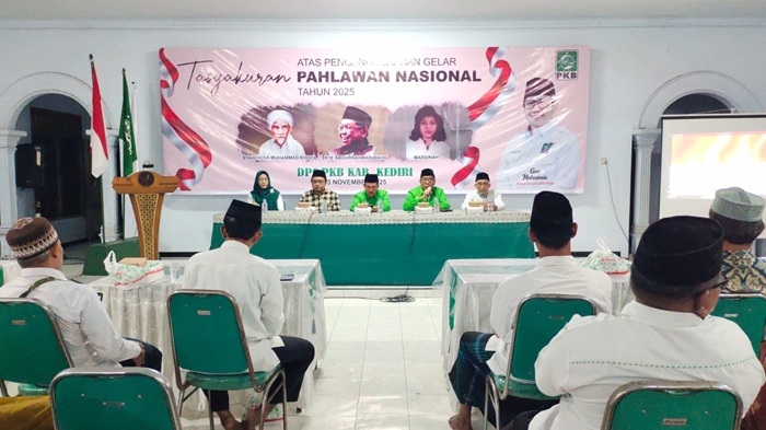 PKB Kediri Gelar Tasyakuran Atas Penganugerahan Gelar Pahlawan Gus Dur