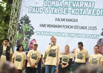 Mbak Wali Bangun Karakter Cinta Lingkungan Sejak Dini. Foto : Dok. Pemkot Kediri