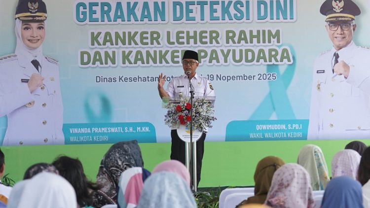 Gaya Hidup Makin Modern, Gus Qowim Tekankan Pentingnya Deteksi Dini Kesehatan. Foto : Dok. Pemkot Kediri