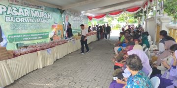 Ratusan Warga Serbu Pasar Murah, Kemiskinan di Kota Kediri Masih 6,51%