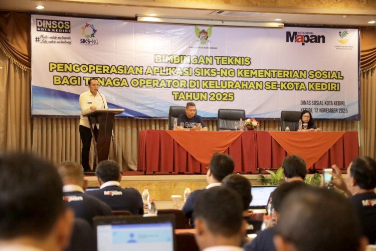 Dinas Sosial Kota Kediri Gelar Bimtek Pengoperasian Aplikasi SIKS–NG Guna Perkuat Akurasi Data Sosial