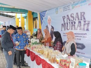 pasar murah di kota blitar untuk tekan inflasi