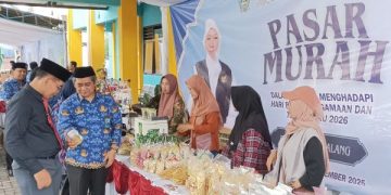 pasar murah di kota blitar untuk tekan inflasi