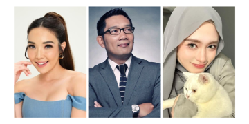 Gisella Anastasia, Ridwan Kamil, Inara Rusli. Foto: istimewa