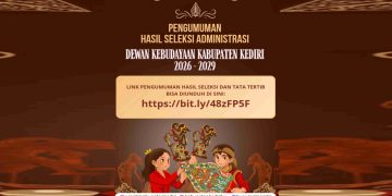 20 Calon Dewan Kebudayaan Kabupaten Kediri Lolos Seleksi Administrasi, Berikut Daftarnya