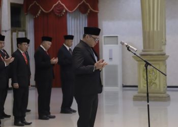 Akhmad Helmi Luqman yang baru saja dilantik menjadi PJ Sekda Jember